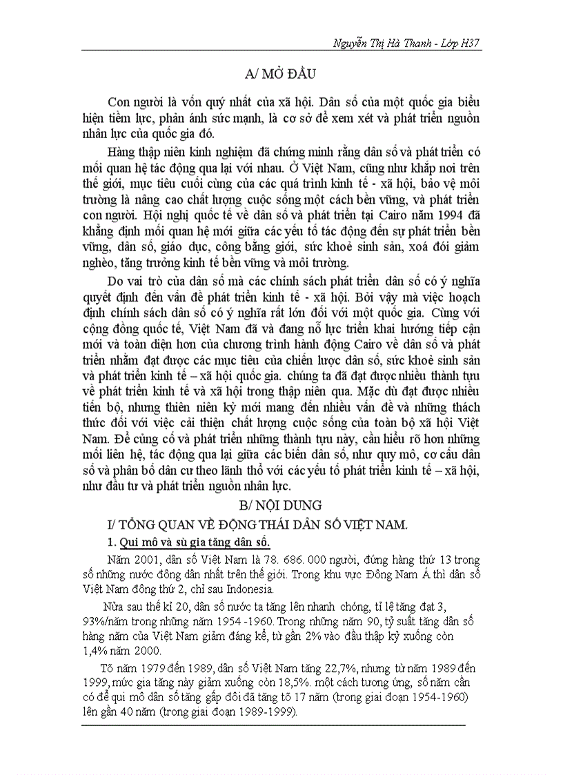 image for page Dân số với phát triển kinh tế