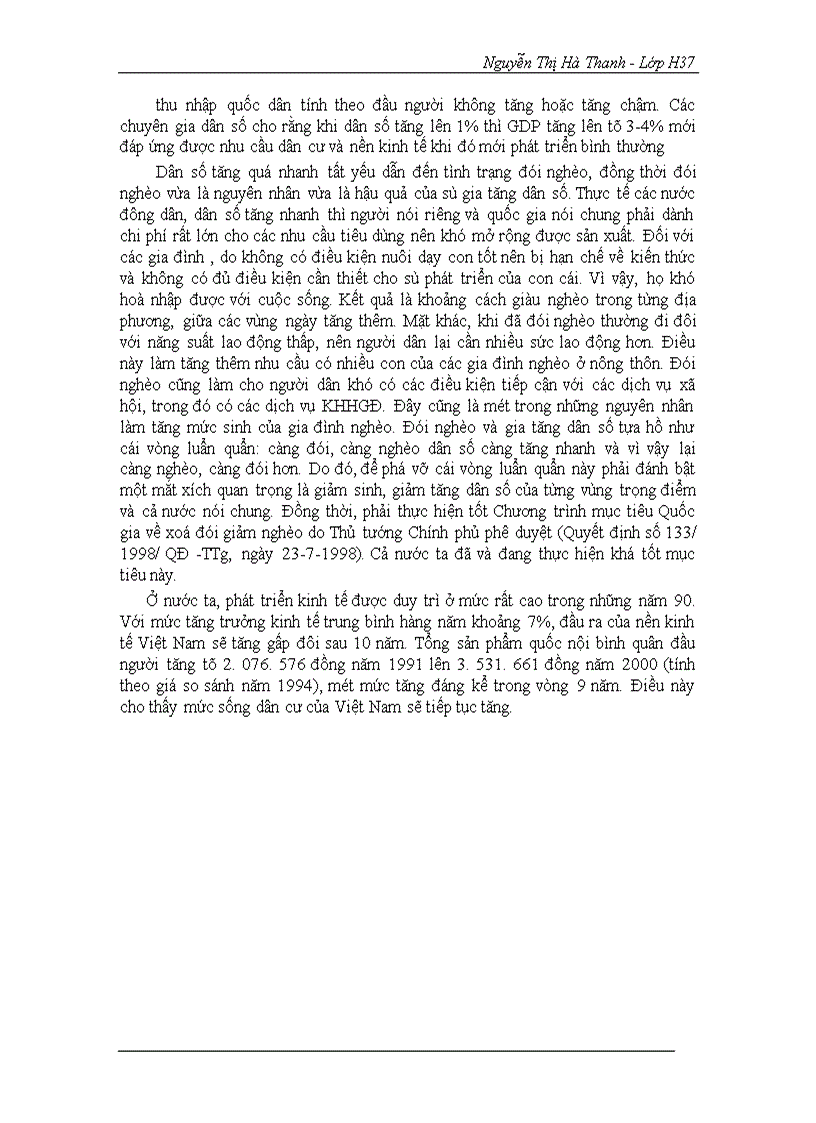 image for page Dân số với phát triển kinh tế