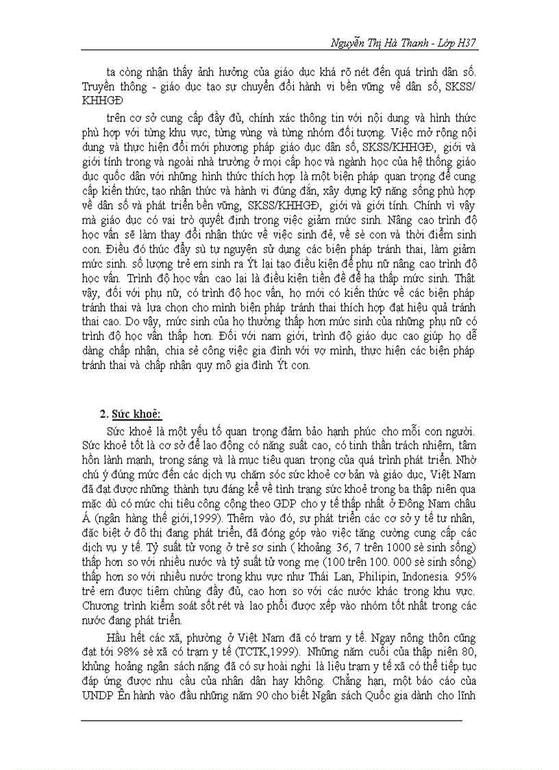 image for page Dân số với phát triển kinh tế