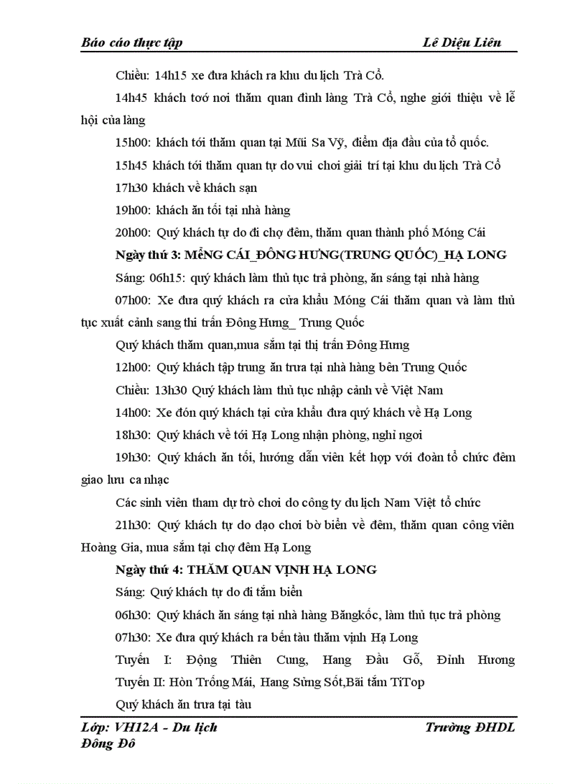 image for page Chất lượng của các dịch vụ du lịch