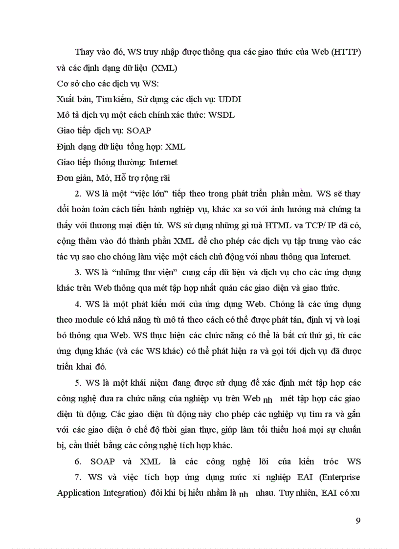 image for page Tổng quan kiến trúc hệ thống và mô hình ứng dụng dịch vụ WEB (WEB SERVICES) trên thế giới