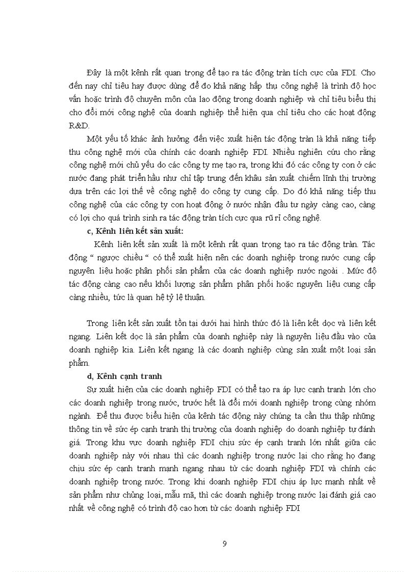 image for page Tác động tràn của fdi đến khu vực kinh tế