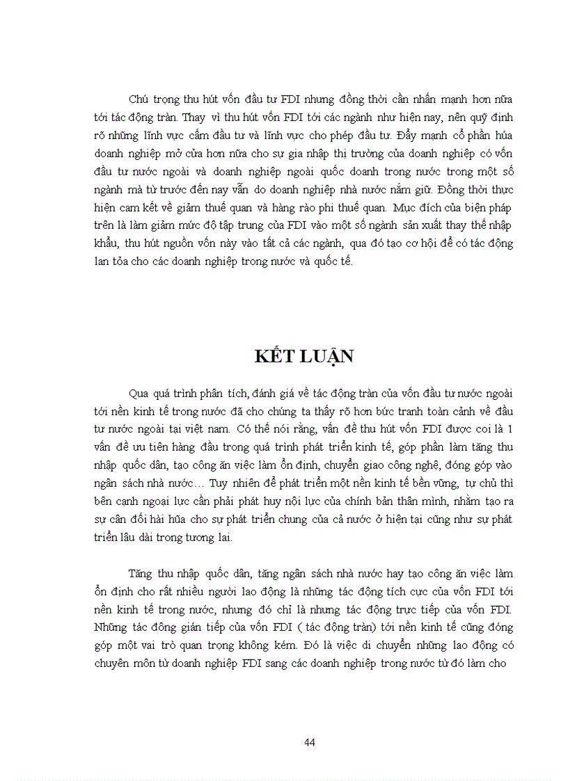 image for page Tác động tràn của fdi đến khu vực kinh tế