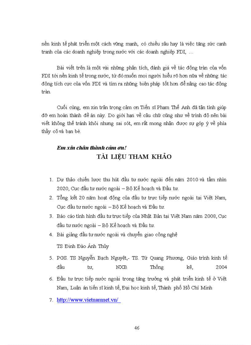 image for page Tác động tràn của fdi đến khu vực kinh tế