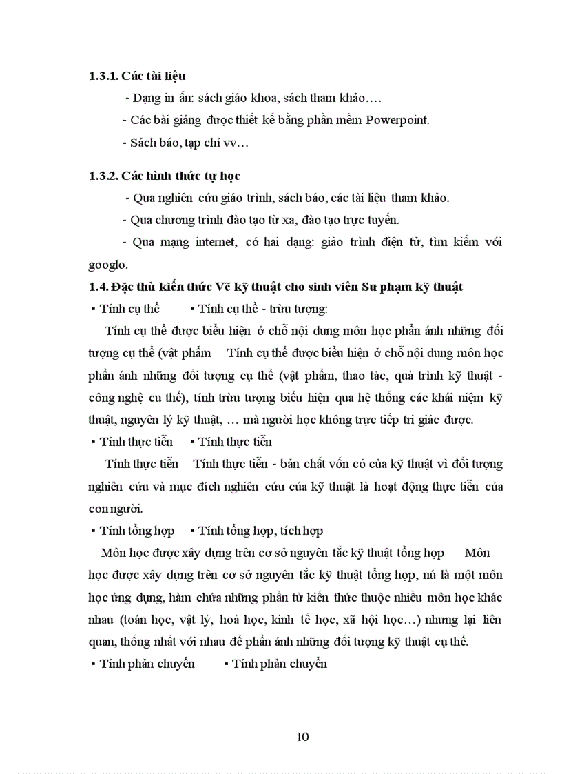 image for page Xây dựng tài liệu tự học vẽ kỹ thuật (Chương V, VI, VII) theo kiểu chương trình hoá