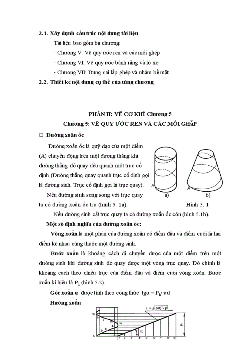 image for page Xây dựng tài liệu tự học vẽ kỹ thuật (Chương V, VI, VII) theo kiểu chương trình hoá