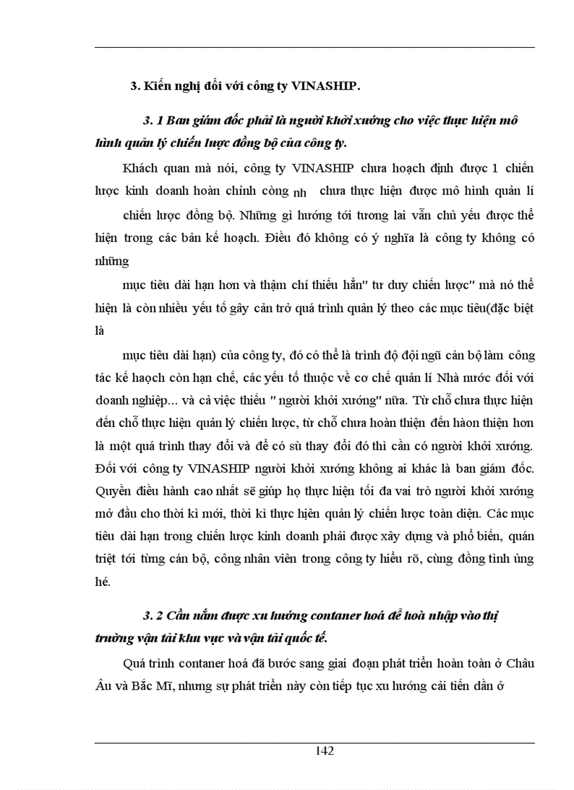 image for page Hoàn thiện công tác hoạch định chiến lược kinh doanh ở Công ty vận tải biển III-VINASHIP ------------------ vấn đề giành quyền vận tải hàng hoá cho Tổng công ty Hàng hải Việt Nam