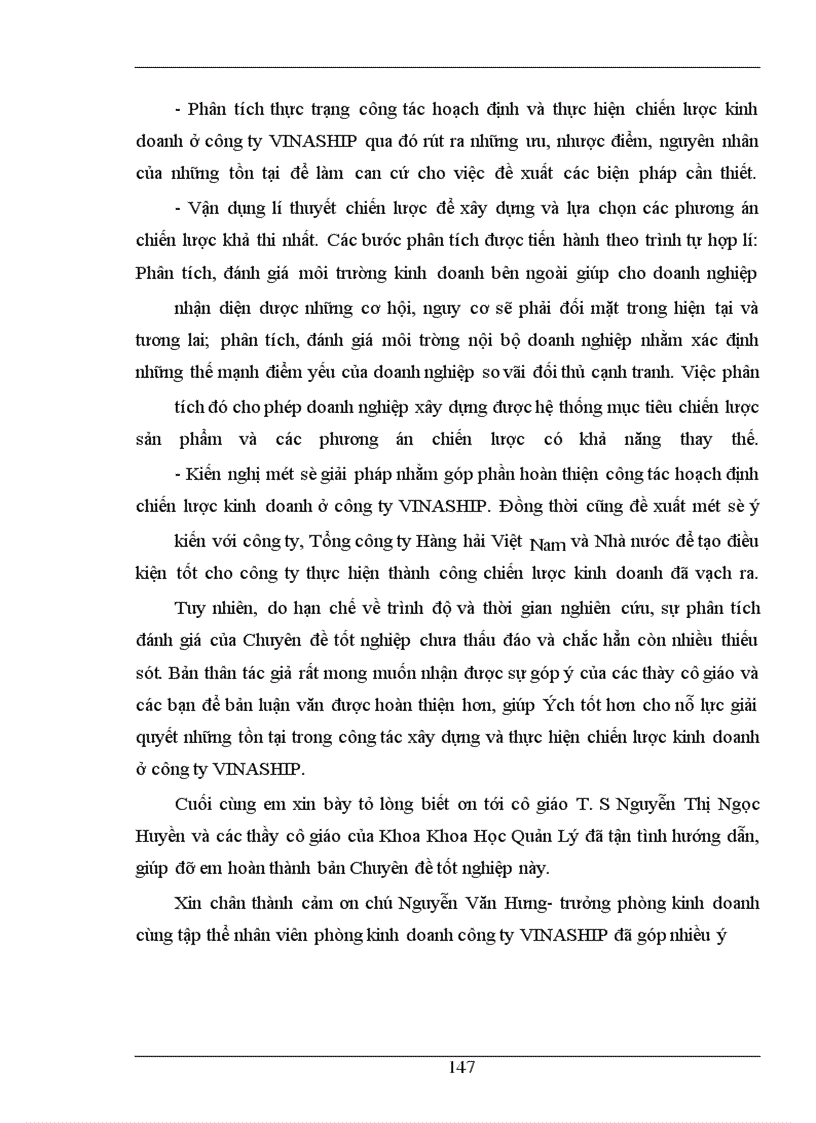 image for page Hoàn thiện công tác hoạch định chiến lược kinh doanh ở Công ty vận tải biển III-VINASHIP ------------------ vấn đề giành quyền vận tải hàng hoá cho Tổng công ty Hàng hải Việt Nam