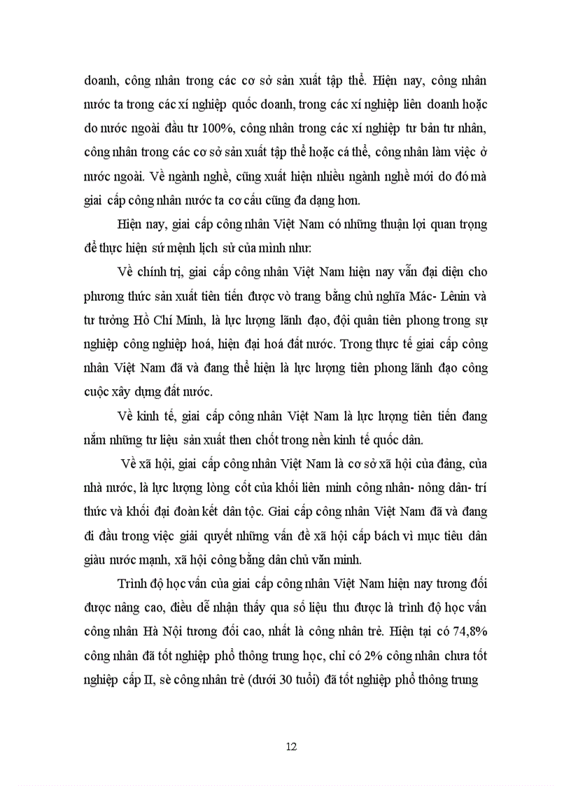 image for page Giai cấp công nhân hiện đại ngày nay Và sứ mệnh lịch sử của nó