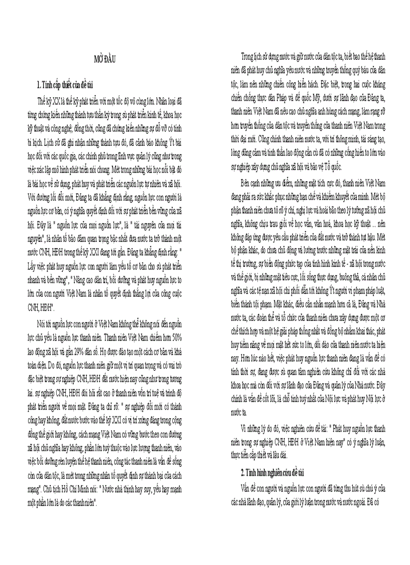 image for page Phát huy nguồn lực thanh niên trong sự nghiệp CNH, HĐH ở Việt Nam hiện nay