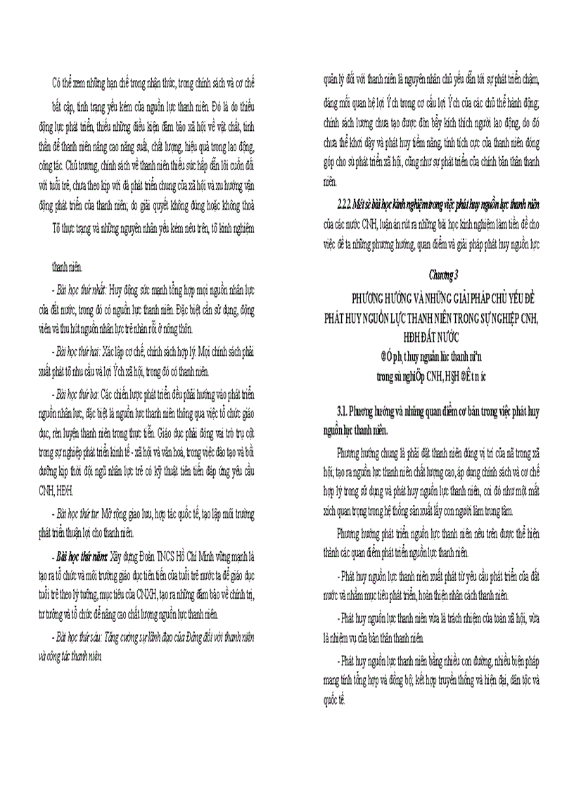image for page Phát huy nguồn lực thanh niên trong sự nghiệp CNH, HĐH ở Việt Nam hiện nay