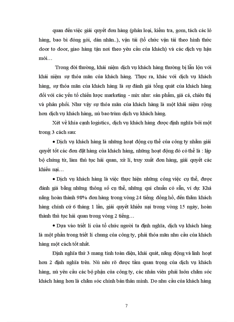 image for page Hoàn thiện dịch vụ khách hàng nhằm nâng cao khả năng cạnh tranh của doanh nghiệp logistics Việt Nam