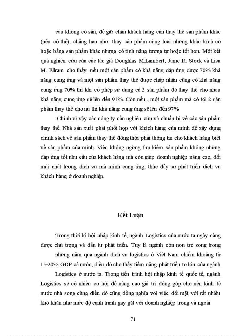 image for page Hoàn thiện dịch vụ khách hàng nhằm nâng cao khả năng cạnh tranh của doanh nghiệp logistics Việt Nam