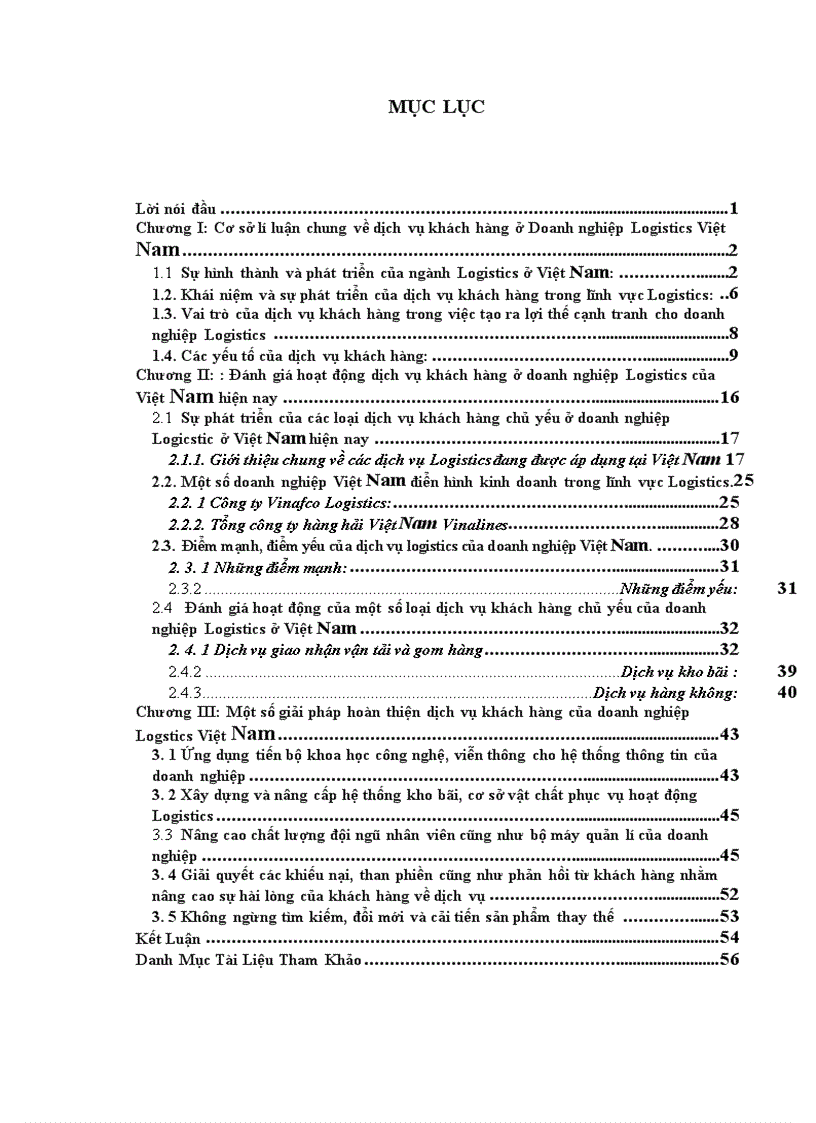 image for page Hoàn thiện dịch vụ khách hàng nhằm nâng cao khả năng cạnh tranh của doanh nghiệp logistics Việt Nam