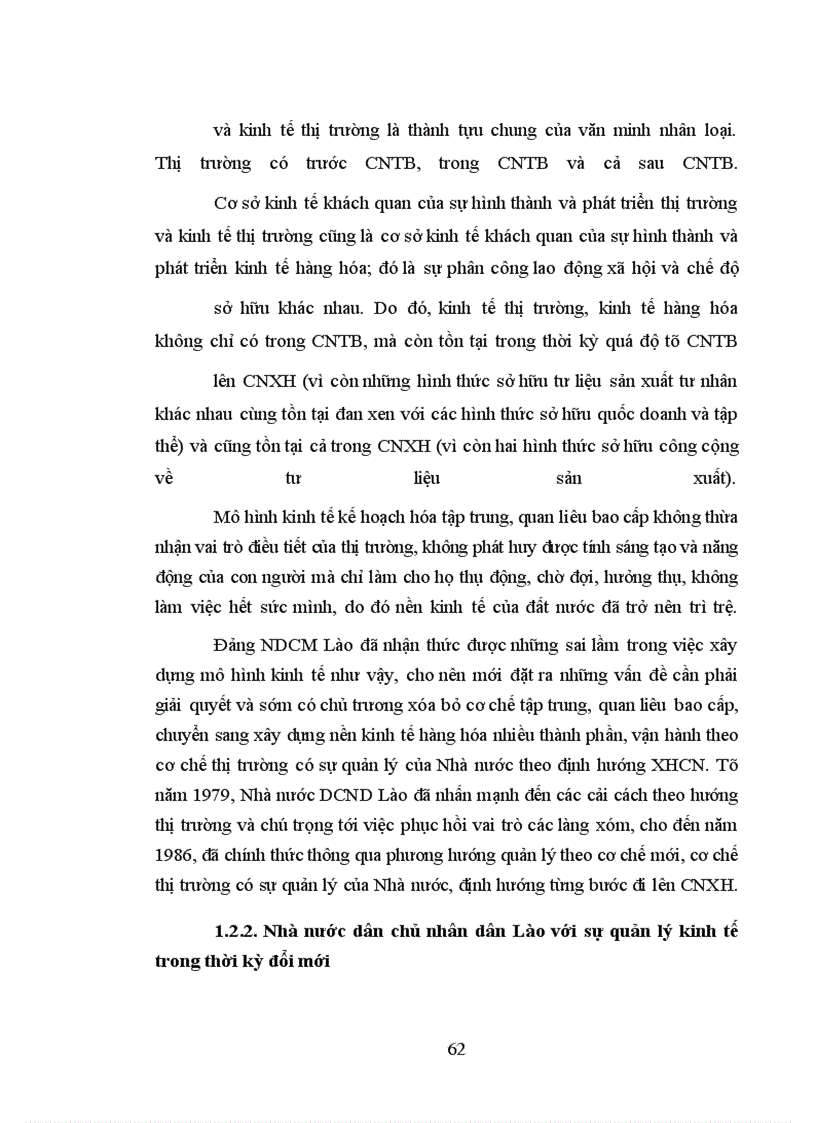 image for page Nhà nước với sự phát triển nền kinh tế hàng hóa nhiều thành phần trong giai đoạn hiện nay ở Cộng hòa dân chủ nhân dân Lào