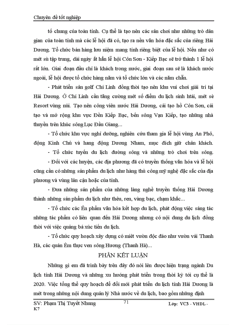 image for page Thực trạng ngành du lịch Hải Dương - xu hướng phát triển du lịch đến 2020.