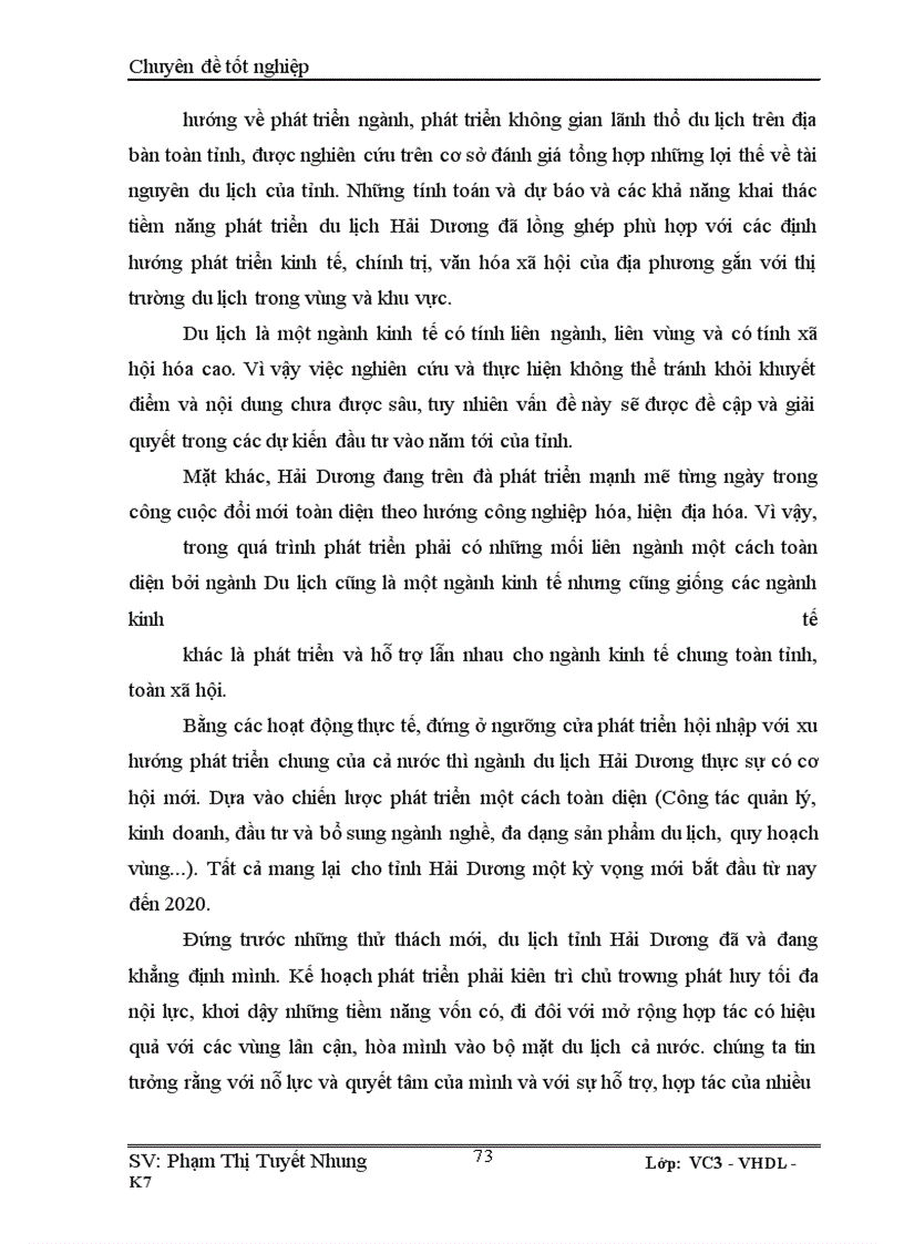 image for page Thực trạng ngành du lịch Hải Dương - xu hướng phát triển du lịch đến 2020.