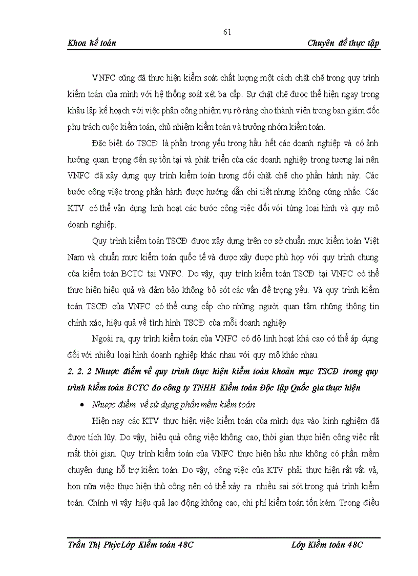 image for page Quy trình Kiểm toán khoản mục TSCĐ trong kiểm toán BCTC do công ty TNHH Kiểm toán Độc lập Quốc gia Việt Nam thực hiện