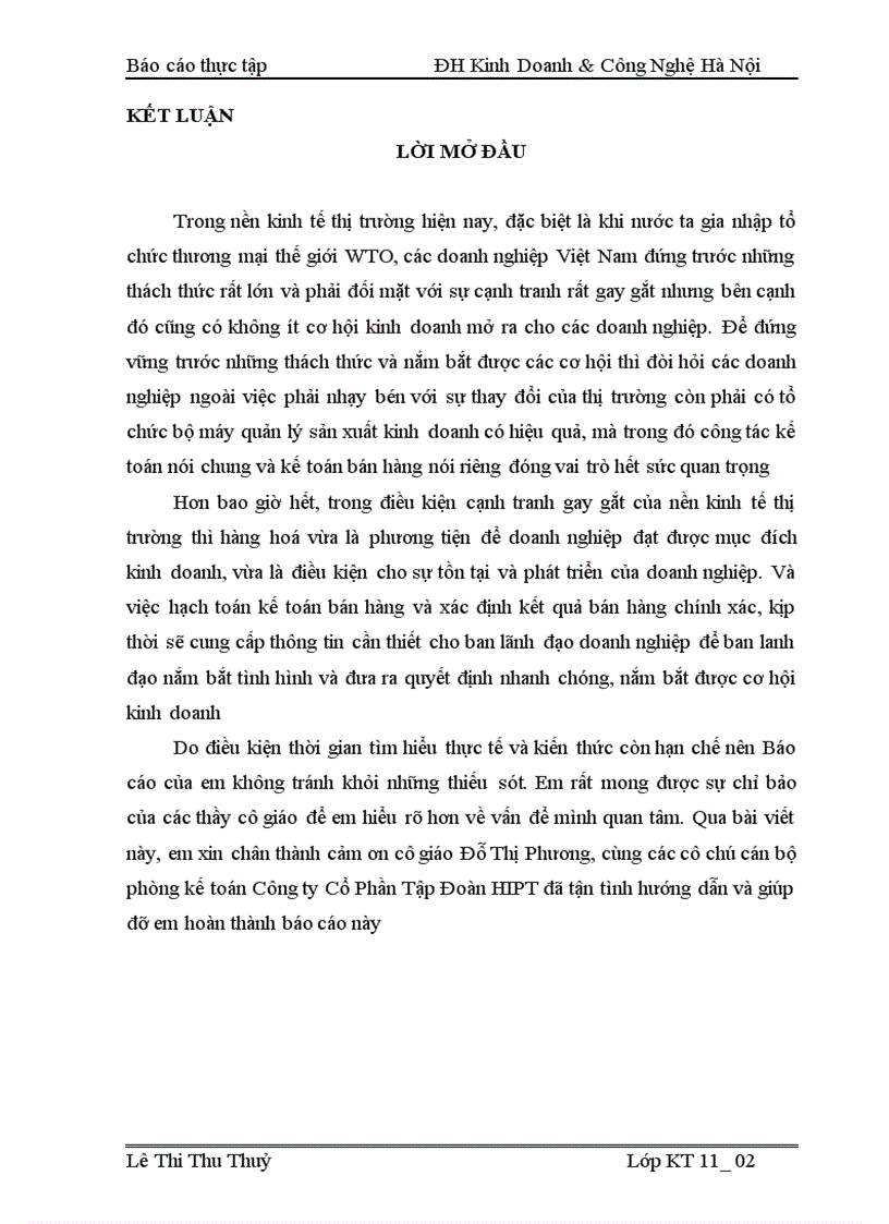 image for page Thực trạng công tác kế toán tại công ty cổ phần tập đoàn HIPT