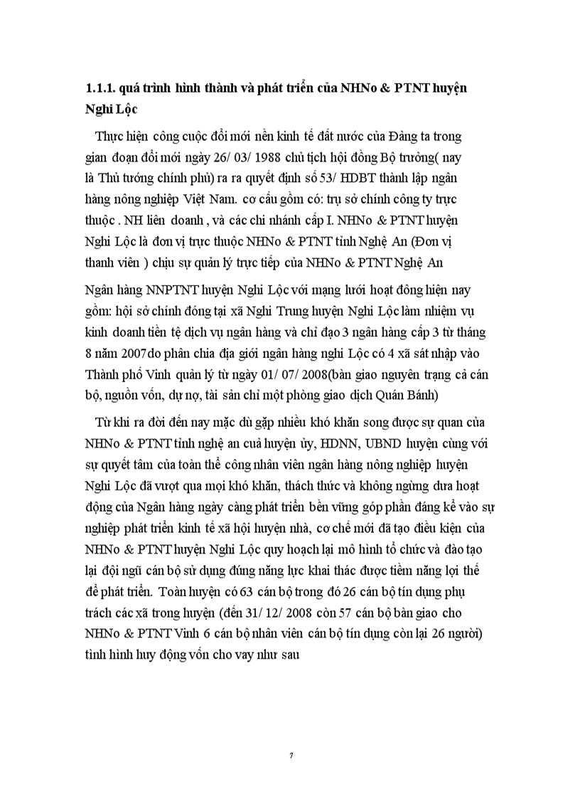 image for page Hoạt động kinh doanh của Ngân hàng Nông nghiệp và Phát triển Nông thôn Nghệ An