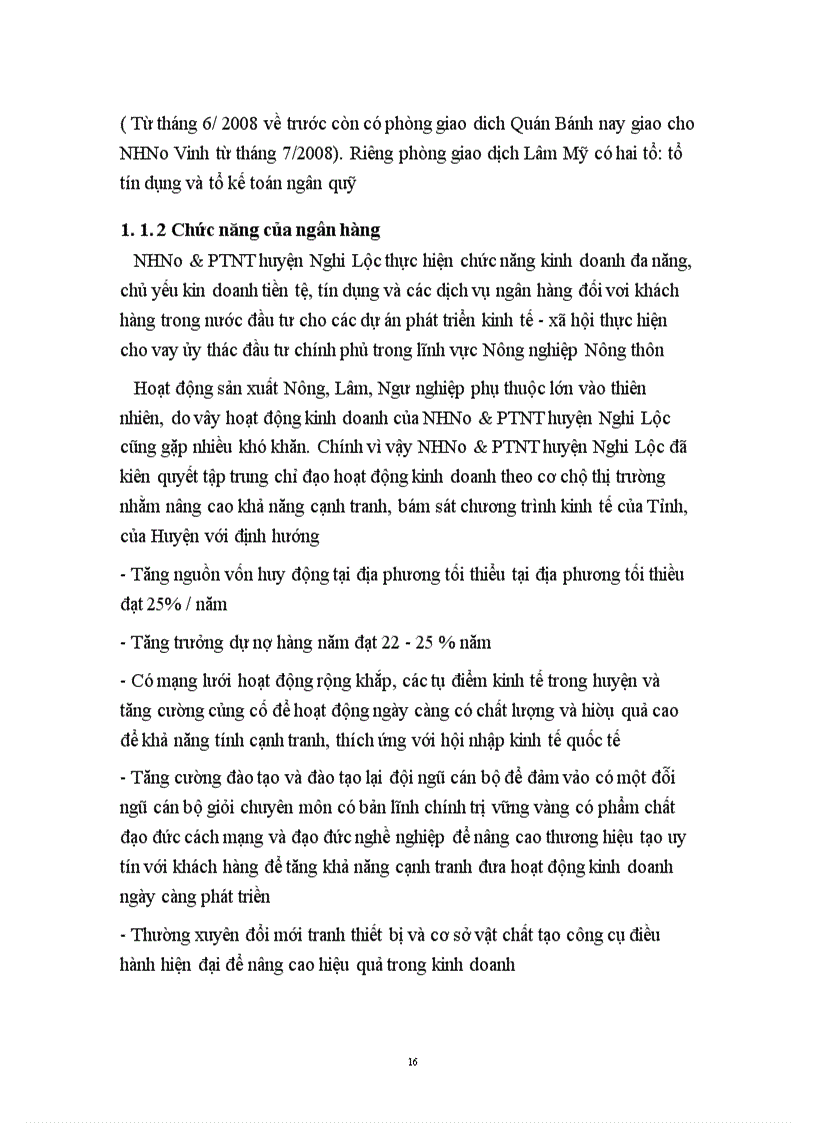 image for page Hoạt động kinh doanh của Ngân hàng Nông nghiệp và Phát triển Nông thôn Nghệ An