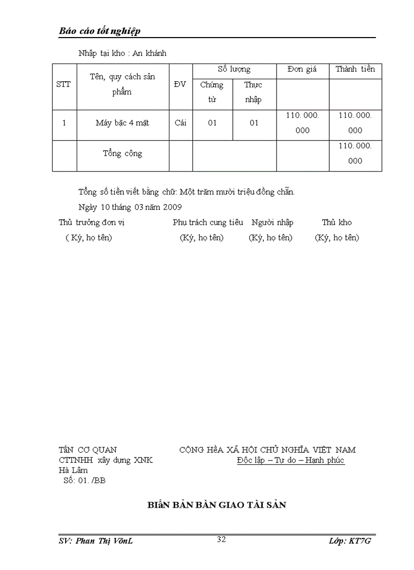 image for page Thực trạng công tác hạch toán kế toán tổng hợp tại Công ty TNHH Xây dựng-XNK Hà Lâm