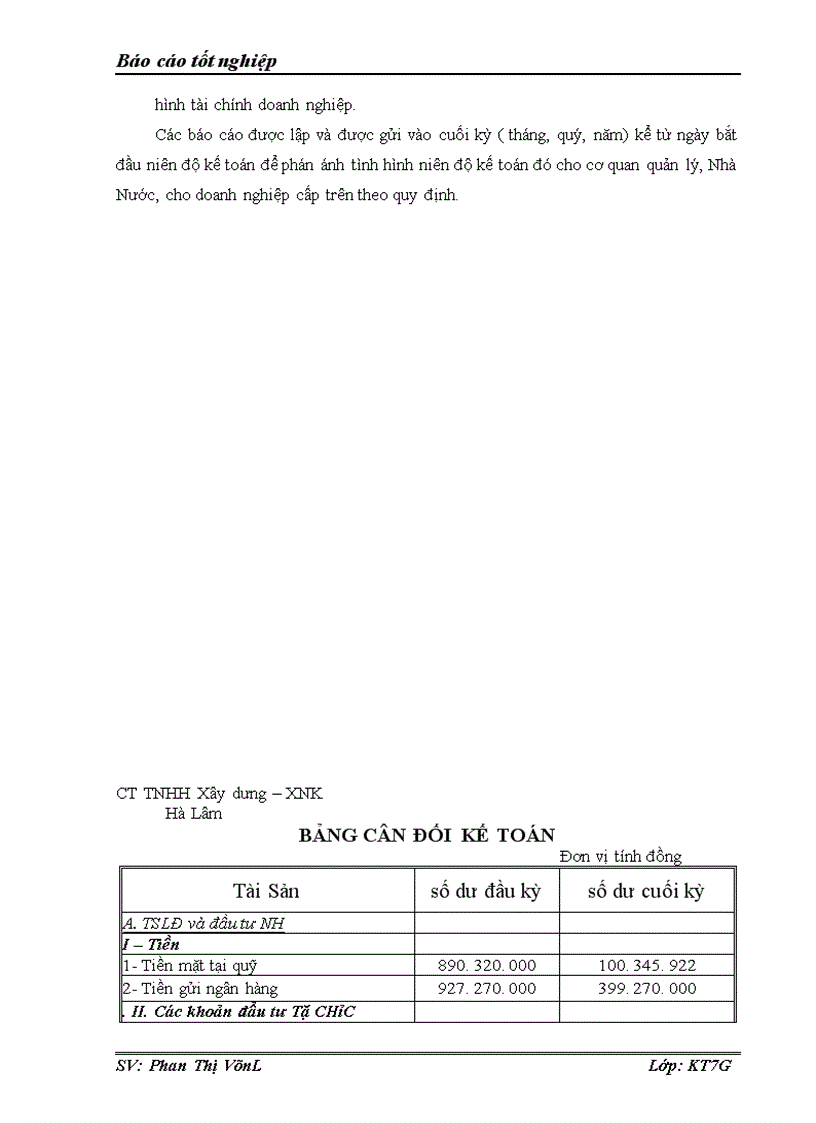 image for page Thực trạng công tác hạch toán kế toán tổng hợp tại Công ty TNHH Xây dựng-XNK Hà Lâm