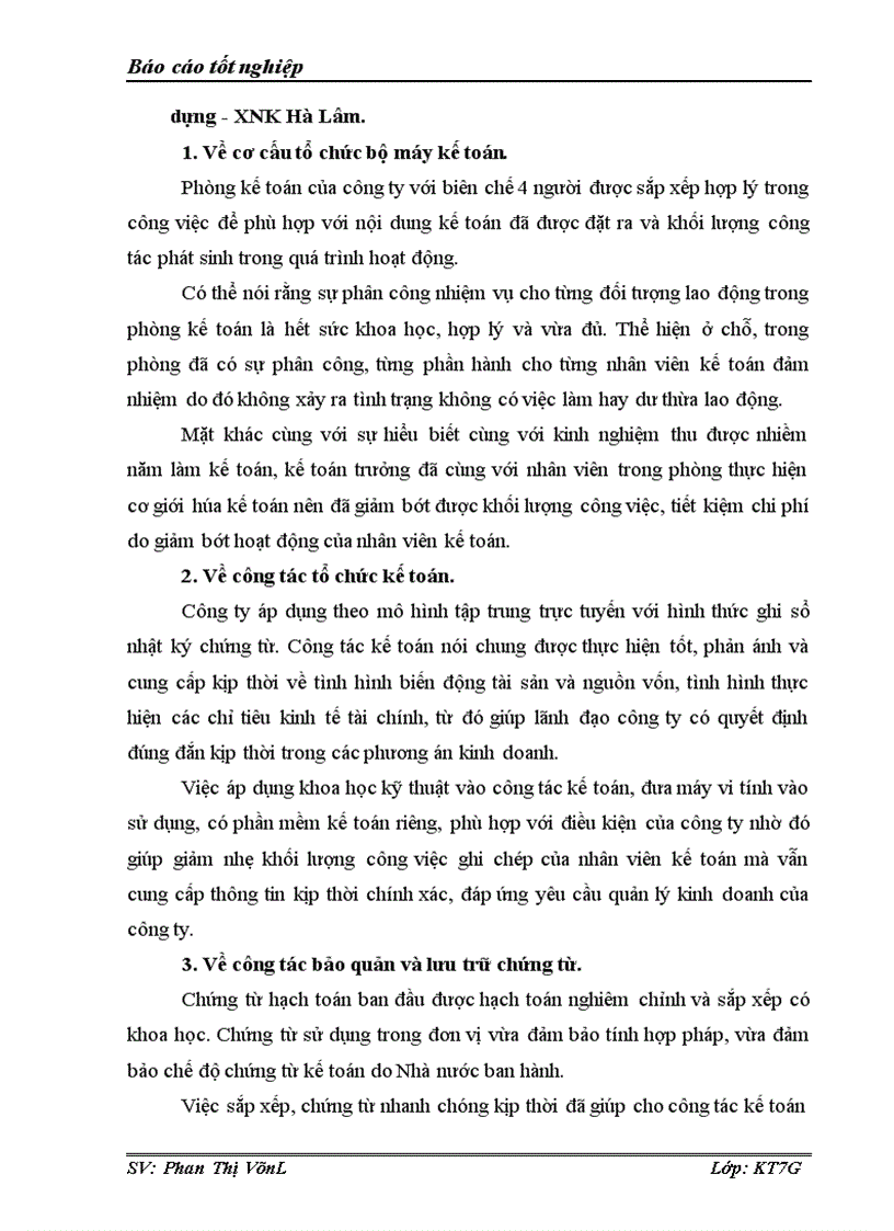 image for page Thực trạng công tác hạch toán kế toán tổng hợp tại Công ty TNHH Xây dựng-XNK Hà Lâm