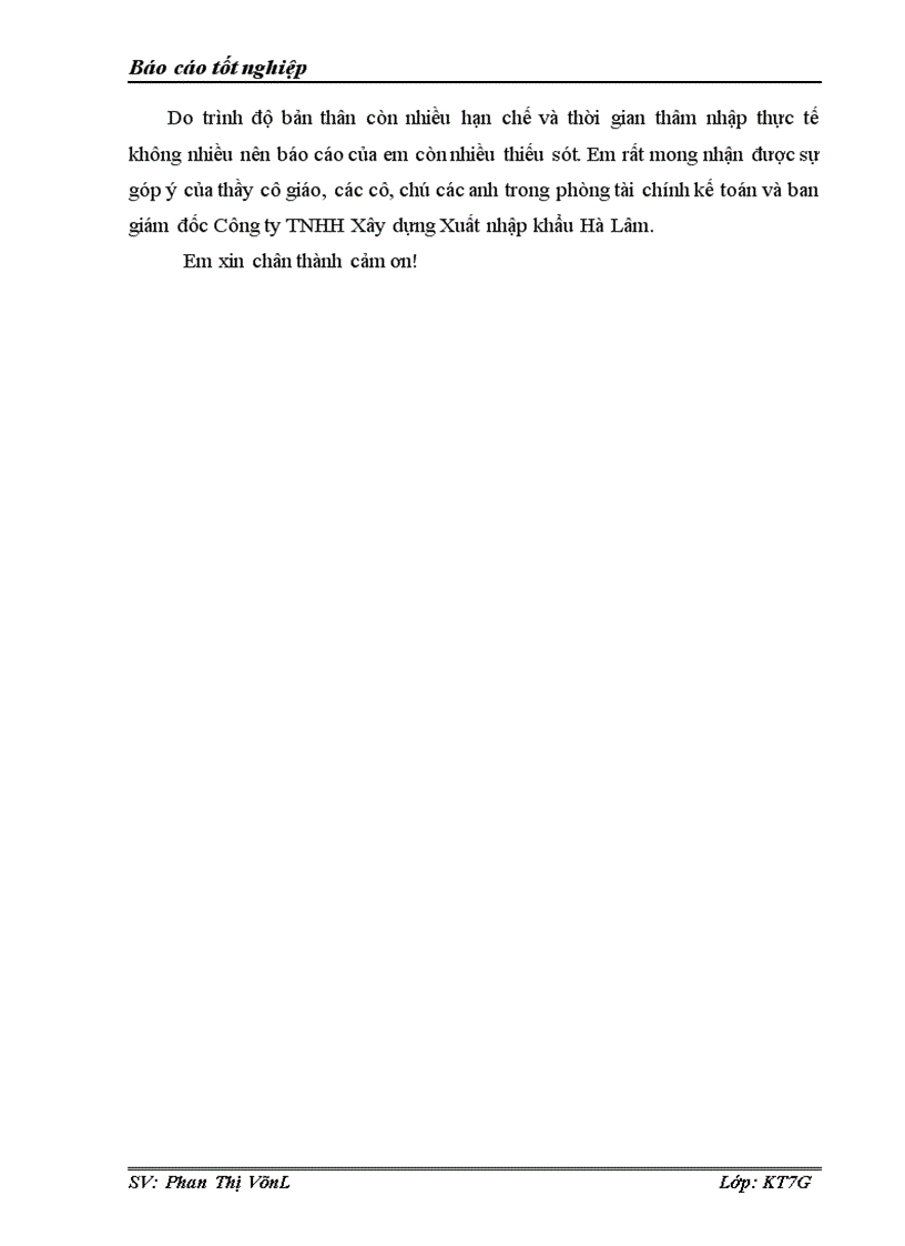 image for page Thực trạng công tác hạch toán kế toán tổng hợp tại Công ty TNHH Xây dựng-XNK Hà Lâm