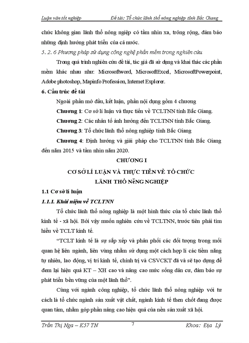 image for page Các vấn đề lí luận và thực tiễn của tổ chức lãnh thổ nông nghiệp