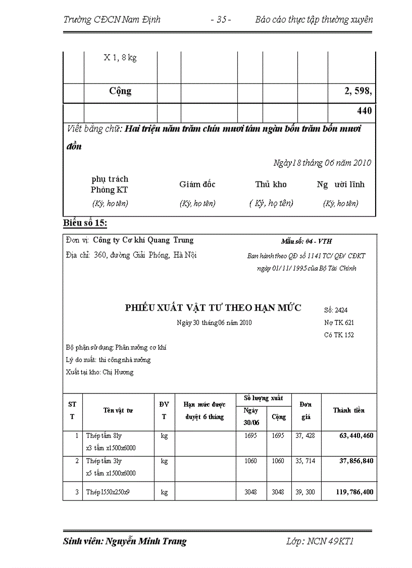 image for page Kế toán nguyên vật liệu tại công ty Cơ Khí Quang Trung