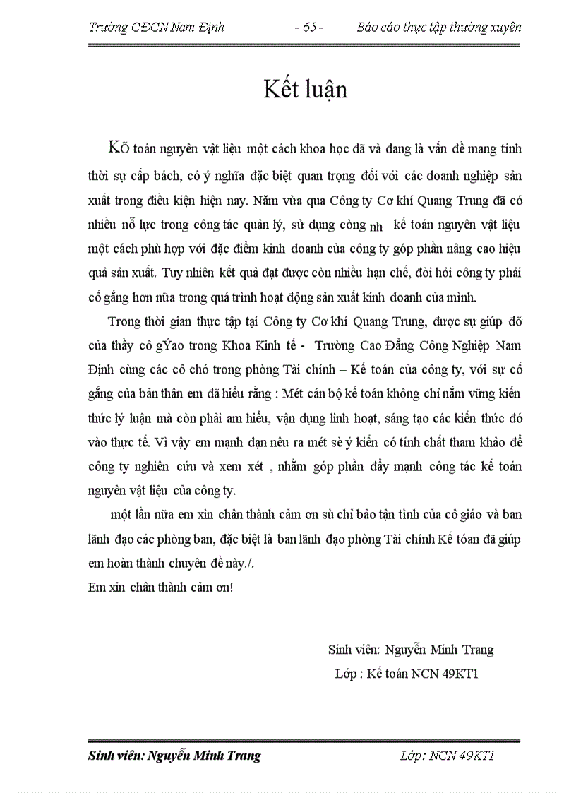 image for page Kế toán nguyên vật liệu tại công ty Cơ Khí Quang Trung