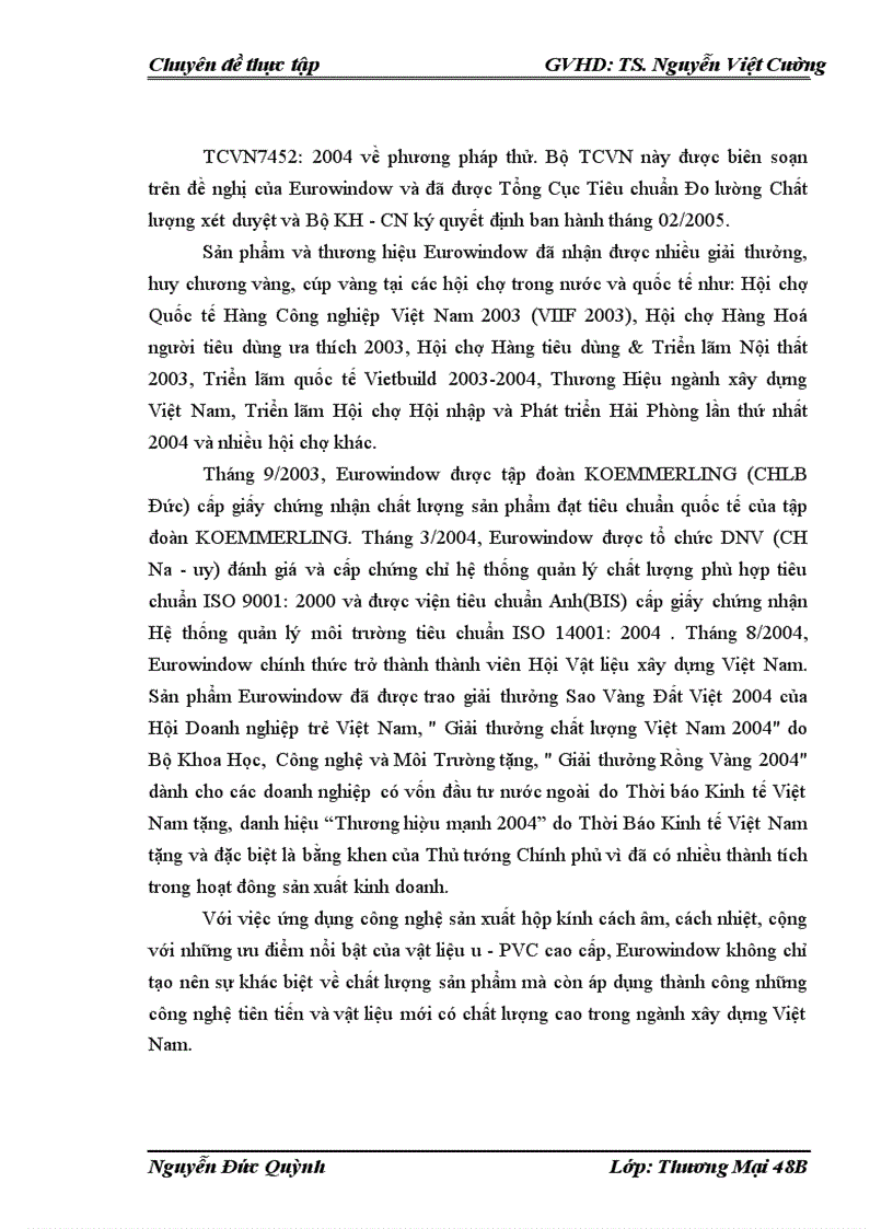 image for page Thực trạng và một số giải pháp nhằm đẩy mạnh hoạt động tiêu thụ sản phẩm của Công ty cổ phần cửa sổ nhựa châu âu EUROWINDOW