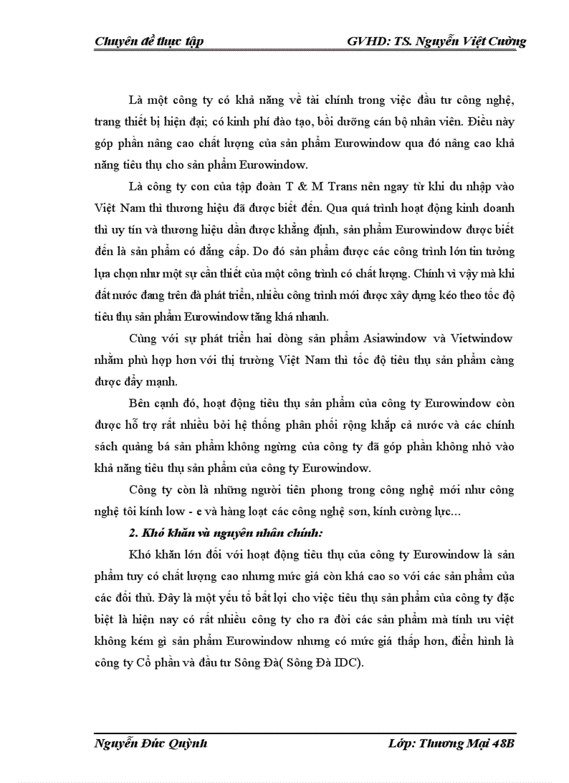 image for page Thực trạng và một số giải pháp nhằm đẩy mạnh hoạt động tiêu thụ sản phẩm của Công ty cổ phần cửa sổ nhựa châu âu EUROWINDOW