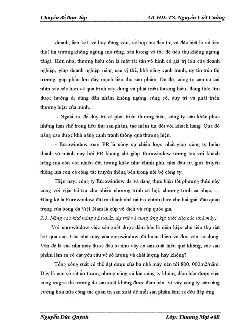 image for page Thực trạng và một số giải pháp nhằm đẩy mạnh hoạt động tiêu thụ sản phẩm của Công ty cổ phần cửa sổ nhựa châu âu EUROWINDOW