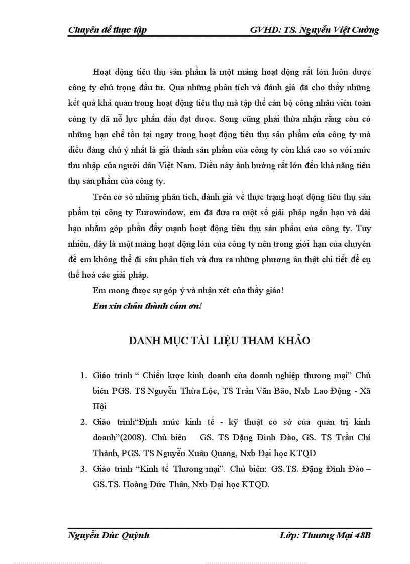 image for page Thực trạng và một số giải pháp nhằm đẩy mạnh hoạt động tiêu thụ sản phẩm của Công ty cổ phần cửa sổ nhựa châu âu EUROWINDOW