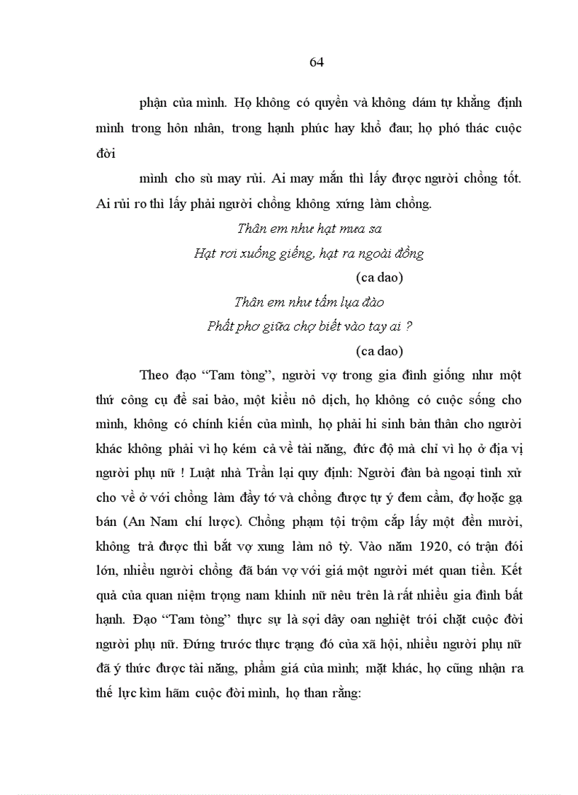 image for page Một số giải pháp cơ bản nhằm phát huy ảnh hưởng tích cực và hạn chế ảnh hưởng tiêu cực của học thuyết “Tam tòng”, “Tứ đức” đối với người phụ nữ