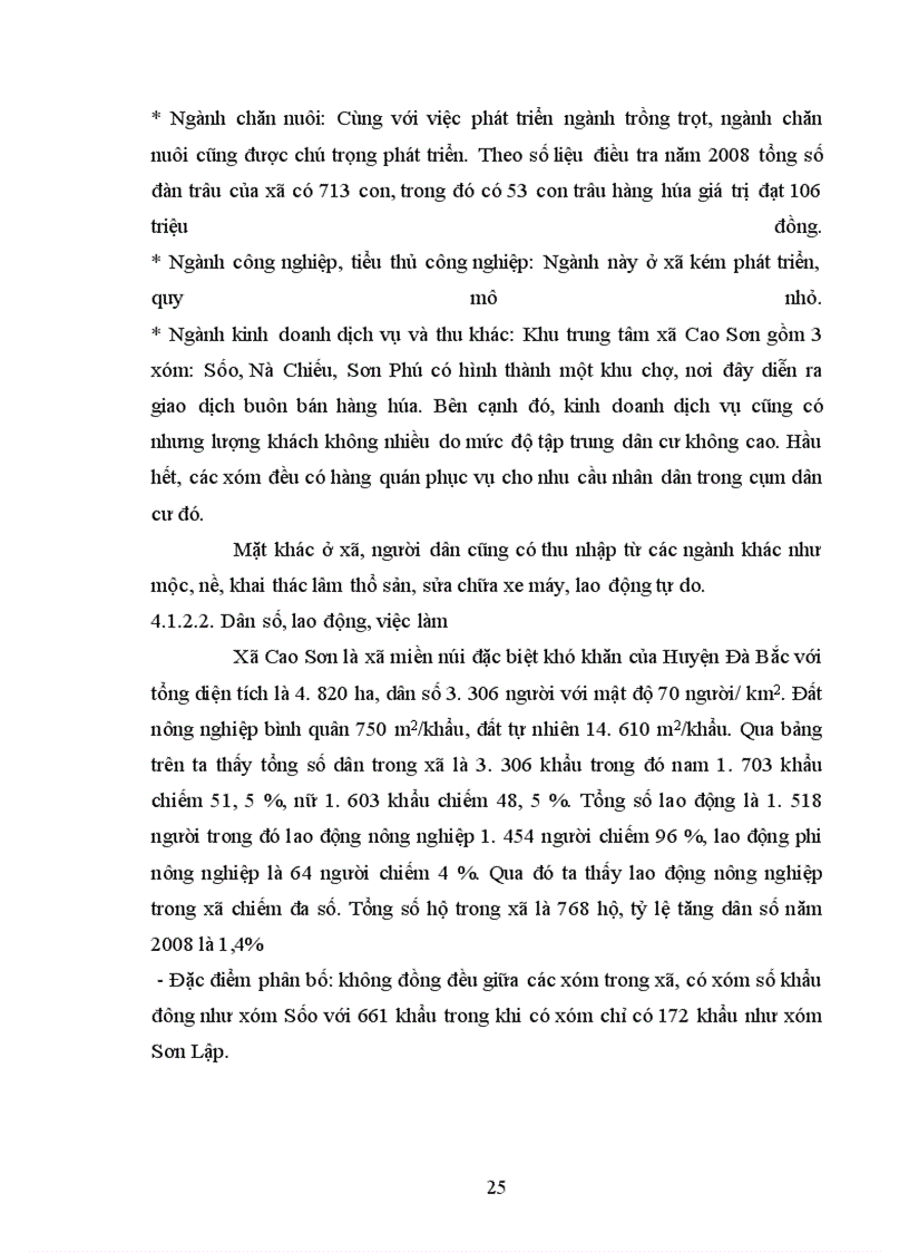 image for page Đánh giá hiệu quả của một số hệ thống canh tác điển hình tại xã Cao Sơn, huyện Đà Bắc, tỉnh Hòa Bình