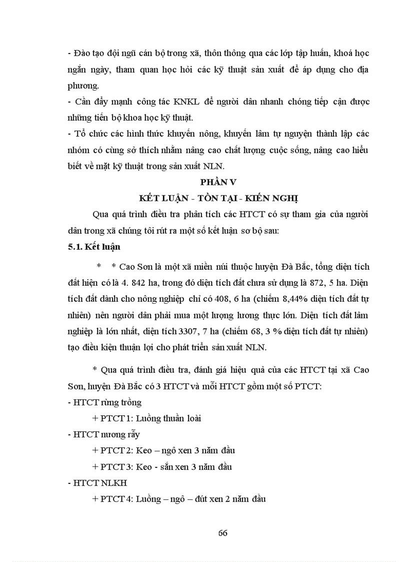 image for page Đánh giá hiệu quả của một số hệ thống canh tác điển hình tại xã Cao Sơn, huyện Đà Bắc, tỉnh Hòa Bình