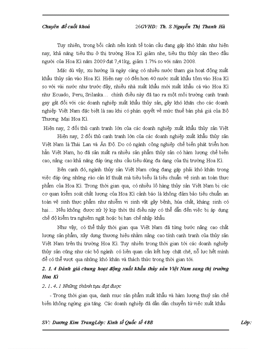 image for page Rào cản kĩ thuật của Hoa Kì đối với mặt hàng thủy sản xuất khẩu của Việt Nam. Nam