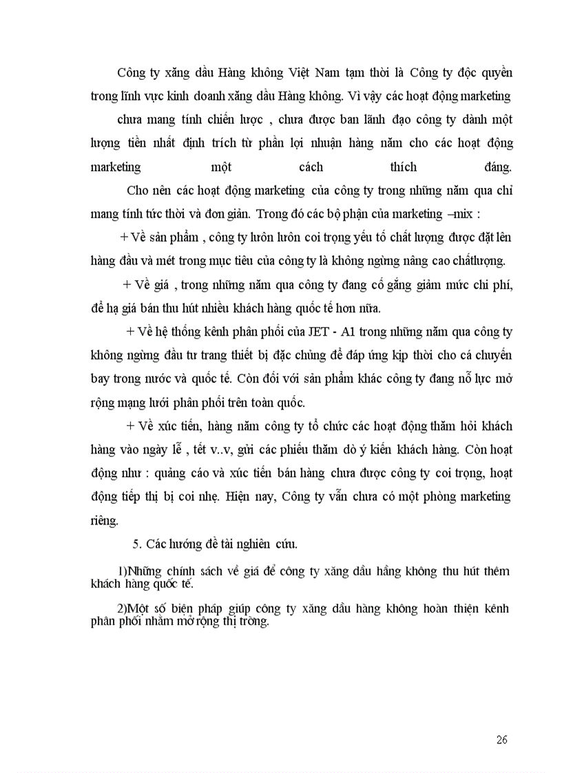 image for page Đánh giá kết quả kinh doanh trong năm 2000-2001 Và HOạT Động marketing của công ty.