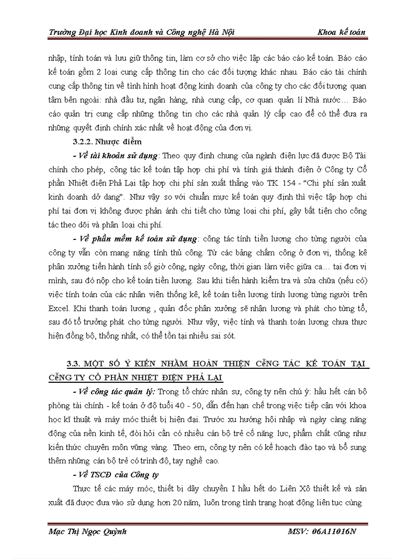 image for page Thực tế công tác kế toán tại Công Ty CP Nhiệt Điện Phả Lại