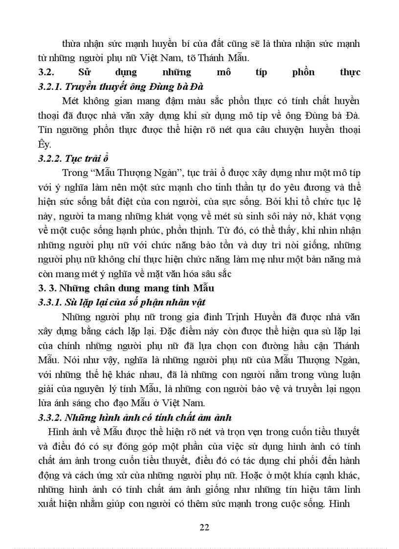 image for page Nguyên lý tính Mẫu trong tiểu thuyết Mẫu Thượng Ngàn