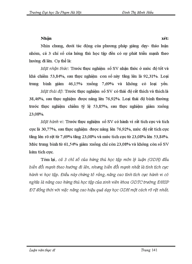 image for page Tìm hiểu thực trạng hứng thú học tập các môn lý luận của sinh viên khoa giáo dục thể chất –Trường Đại học sư phạm Đồng Tháp