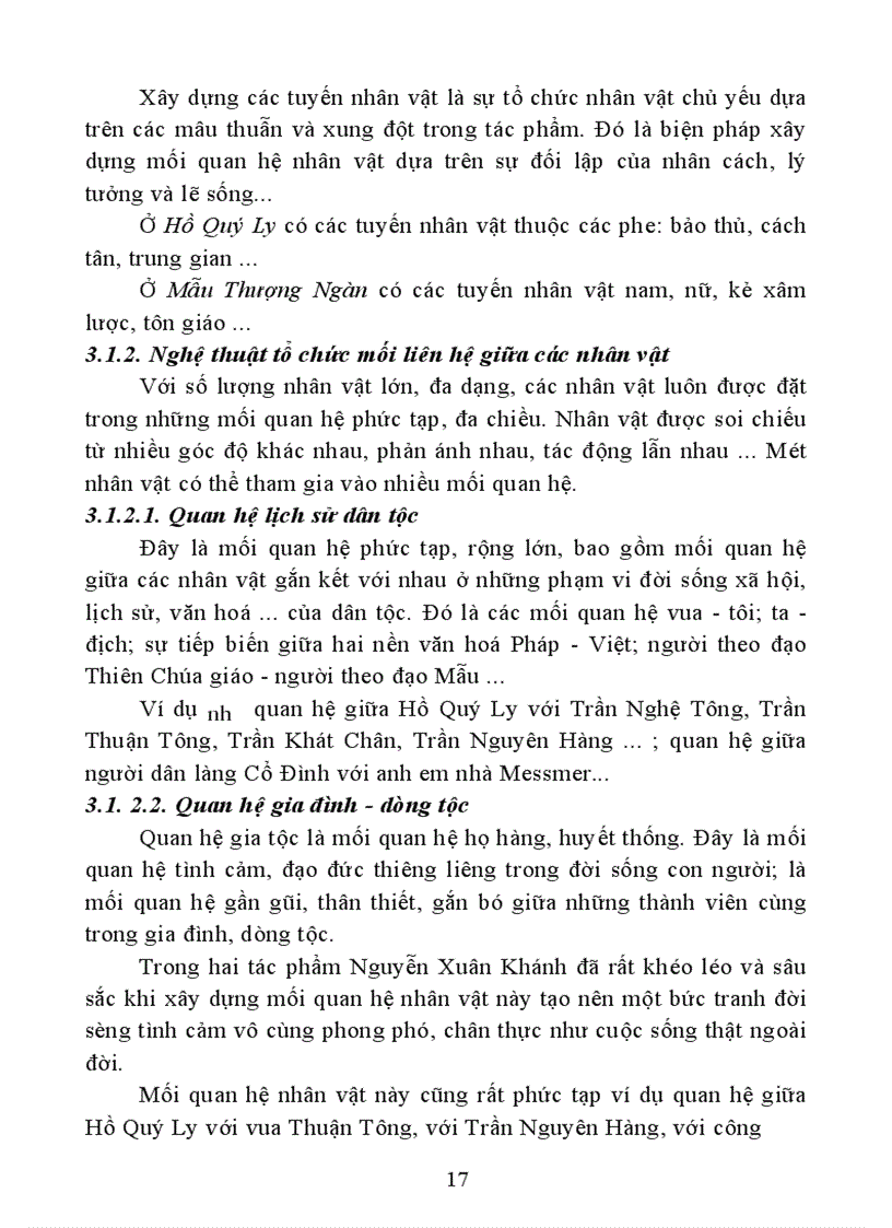 image for page Thế giới nhân vật trong tiểu thuyết Hồ Quý Ly và Mẫu Thượng Ngàn của Nguyễn Xuân Khánh