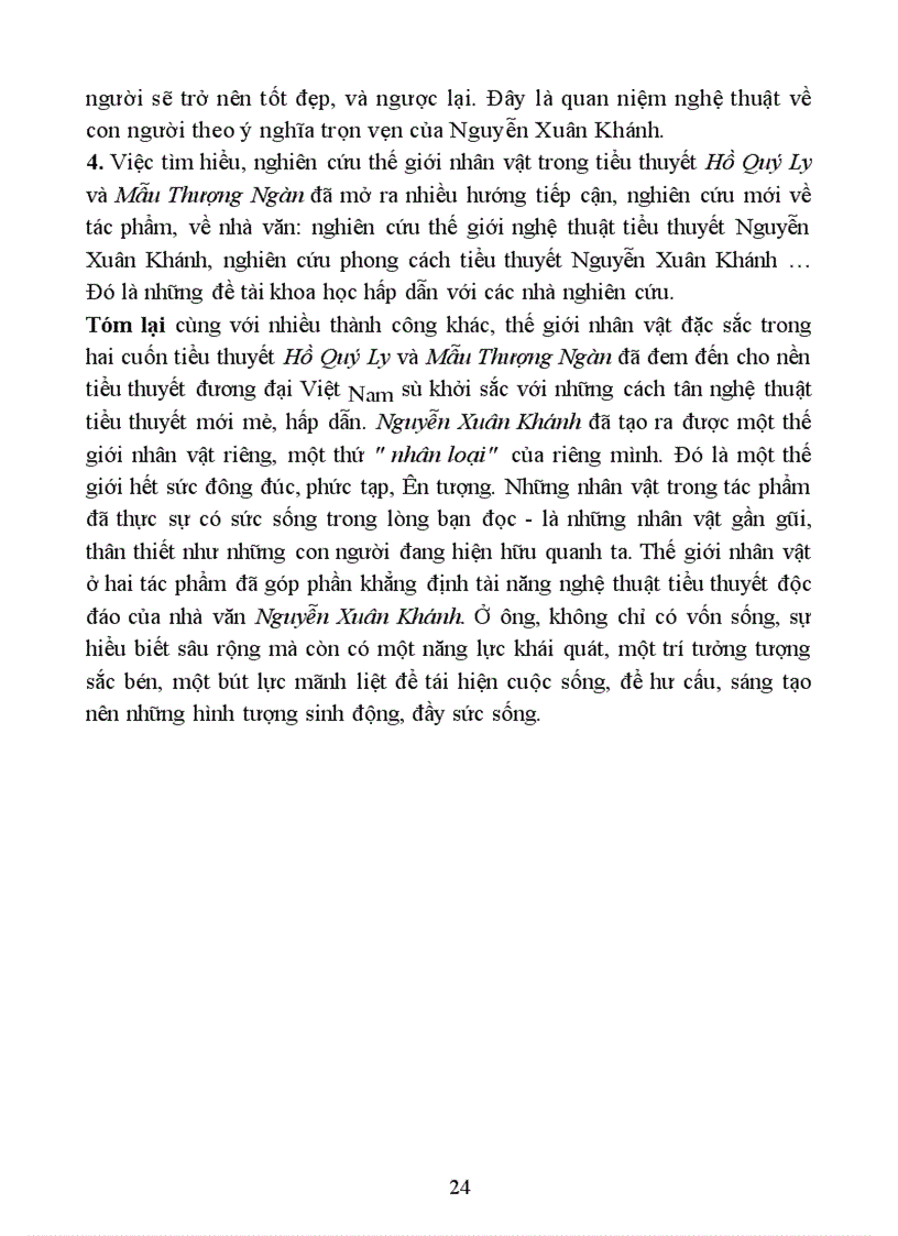 image for page Thế giới nhân vật trong tiểu thuyết Hồ Quý Ly và Mẫu Thượng Ngàn của Nguyễn Xuân Khánh