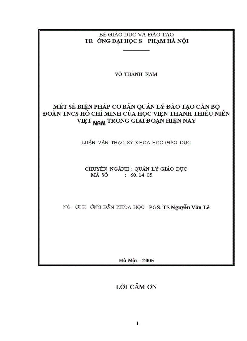 image for page Một số biện pháp cơ bản quản lý đào tạo cán bộ Đoàn TNCS Hồ Chí Minh của Học viện thanh thiếu niên Việt Nam trong giai đoạn hiện nay