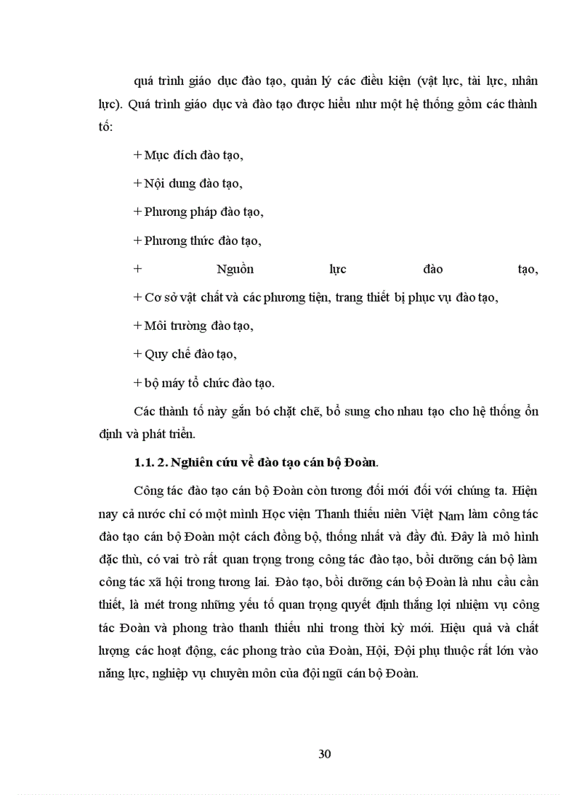 image for page Một số biện pháp cơ bản quản lý đào tạo cán bộ Đoàn TNCS Hồ Chí Minh của Học viện thanh thiếu niên Việt Nam trong giai đoạn hiện nay