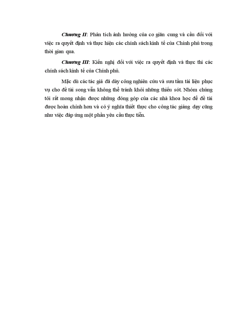 image for page Ảnh hưởng của co giãn cung và cầu đối với các chính sách kinh tế của Chính phủ