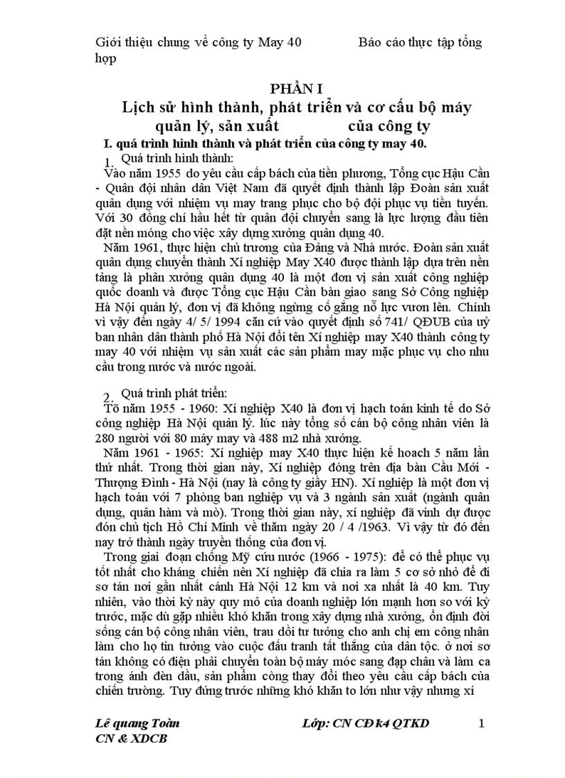 image for page Tình hình tài sản Công ty May 10